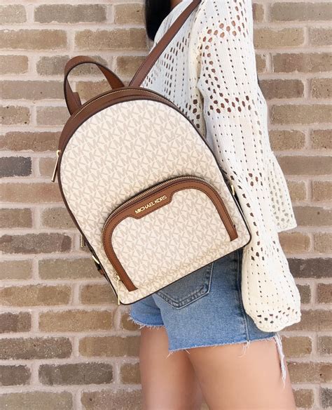 michael kors sady vanilla|vanilla Michael Kors backpack.